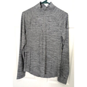 Men's Cozy 1/4 Zip Pullover Gray XL Activewear Long Sleeve
